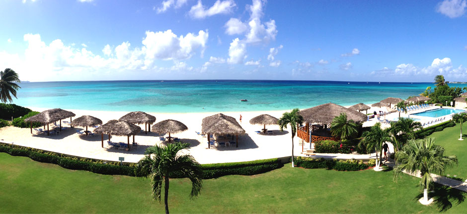 Looking West across the beach